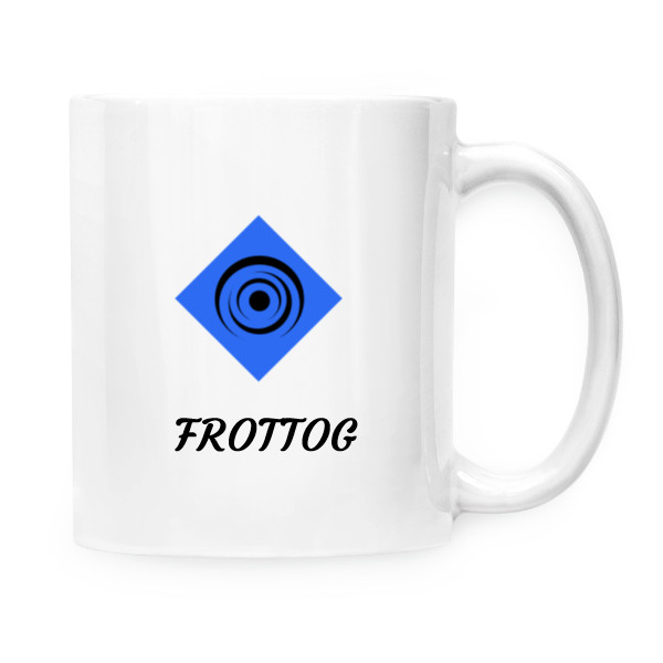 Hrnek malý bílý s potiskem Hrnek FROTTOG 2018